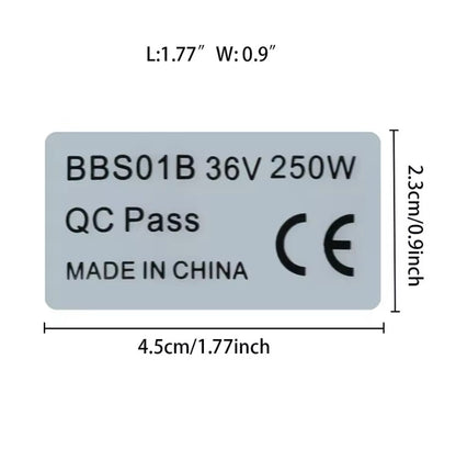 250w cover-up sticker x 6